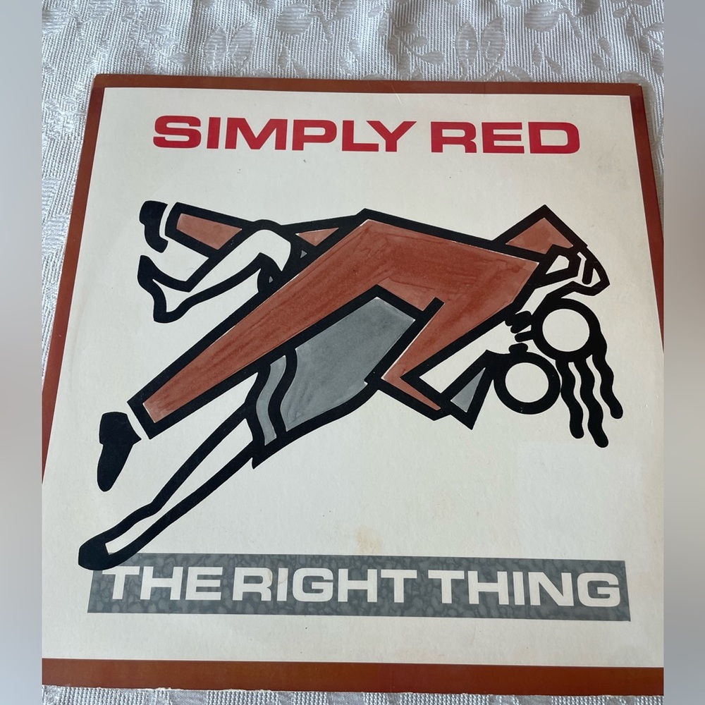 Simply Red The Right Thing 1987  Vinyl LP Record Album